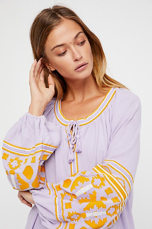 Embroidered Loose Cardigan Embroidered Dress