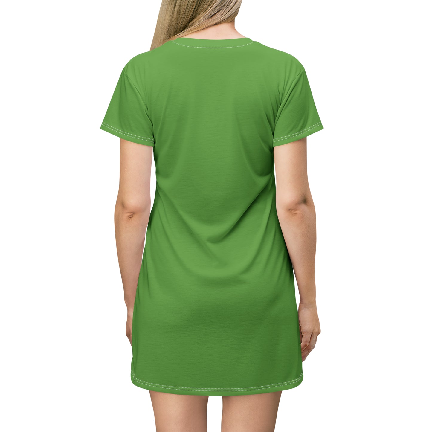 Women’s Casual green T-Shirt dress “FiFi Has Arrived”