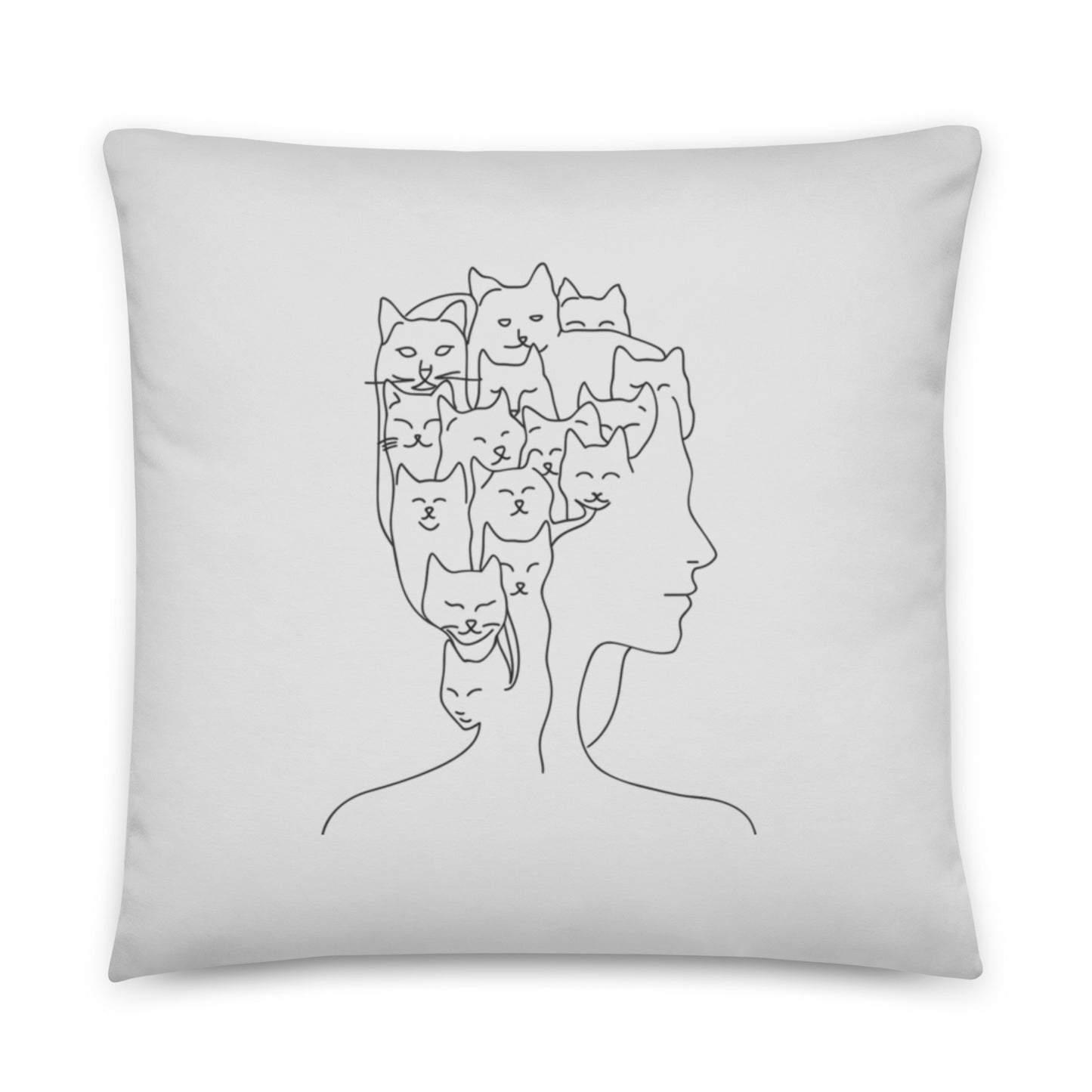 Accent Pillow, Cats on the mind