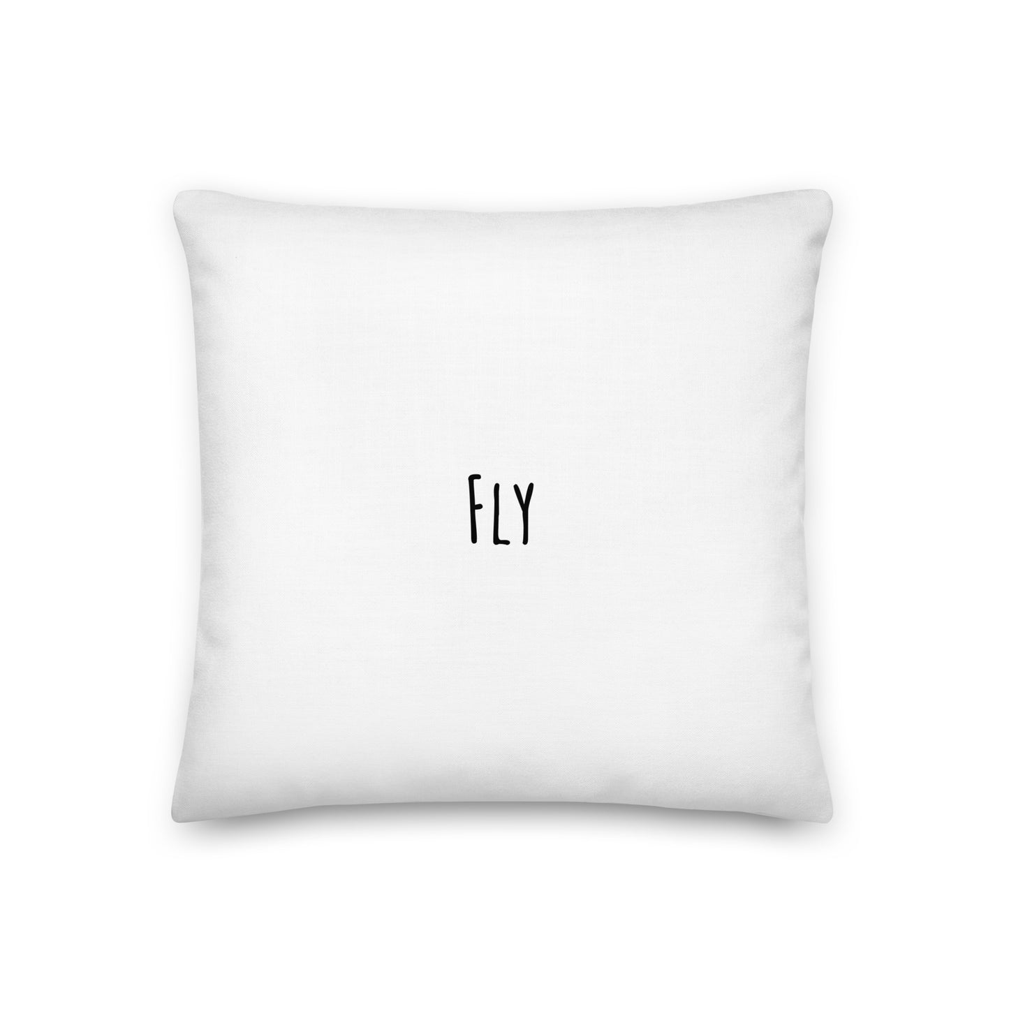 Throw Pillow, Polyester, “Fly"