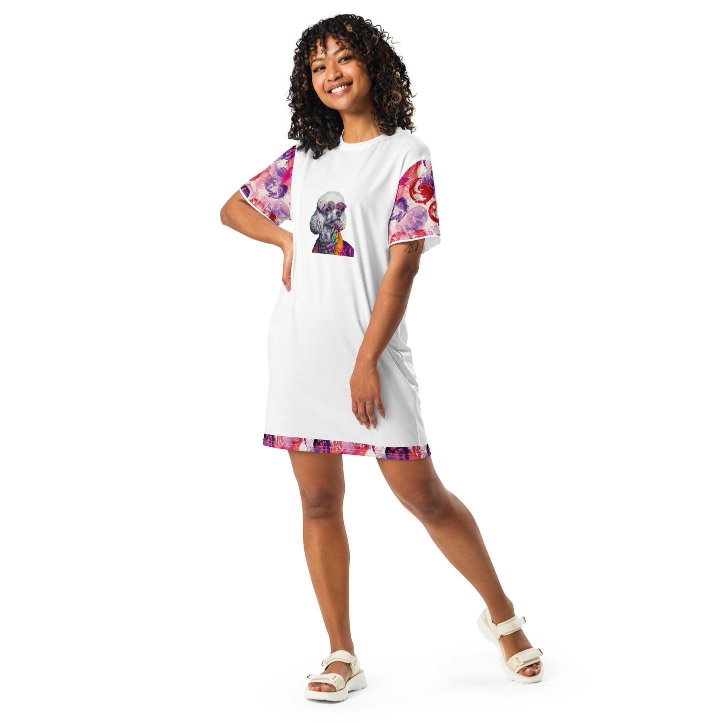 Women’s T-shirt dress “FiFi Has Arrived”