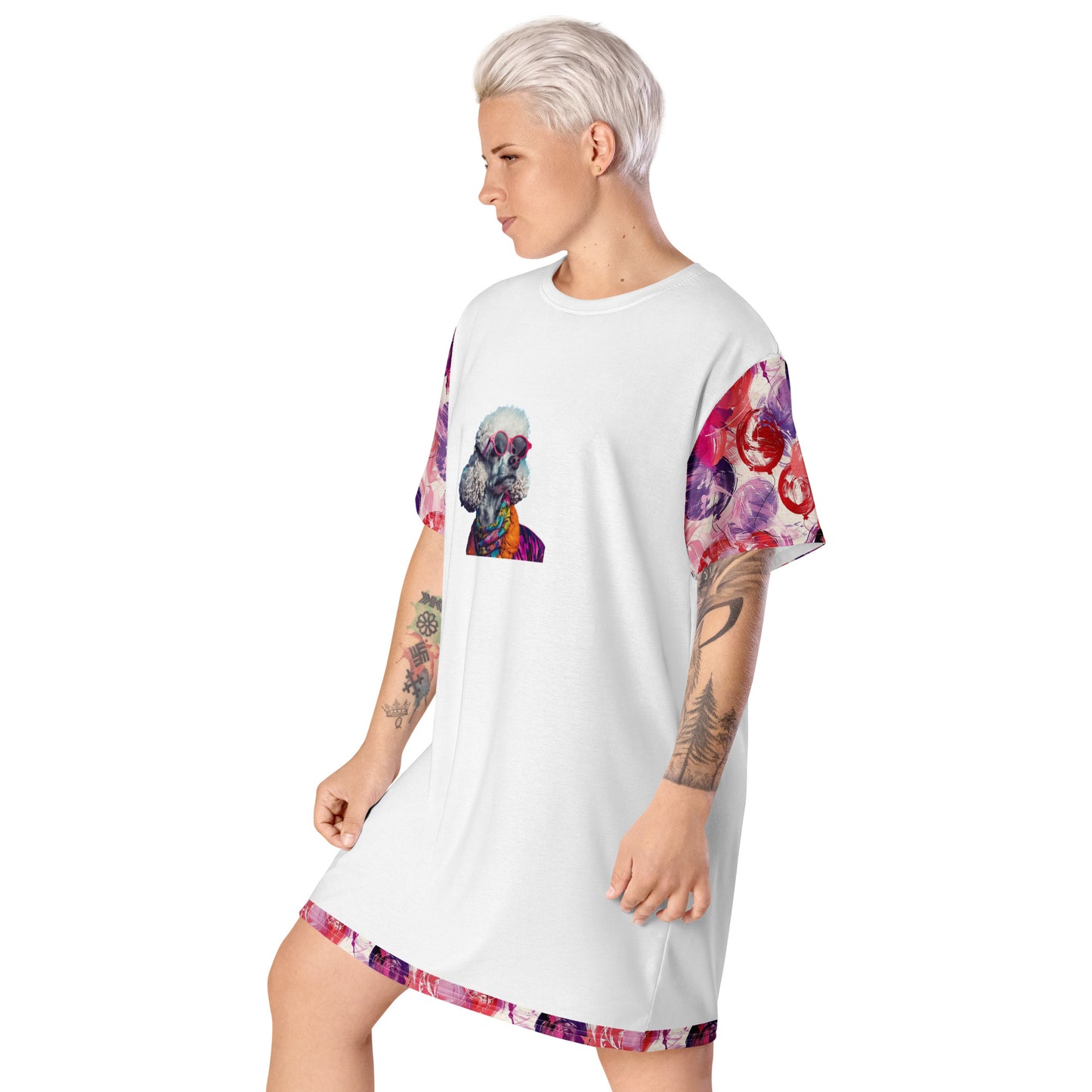 Women’s T-shirt dress “FiFi Has Arrived”