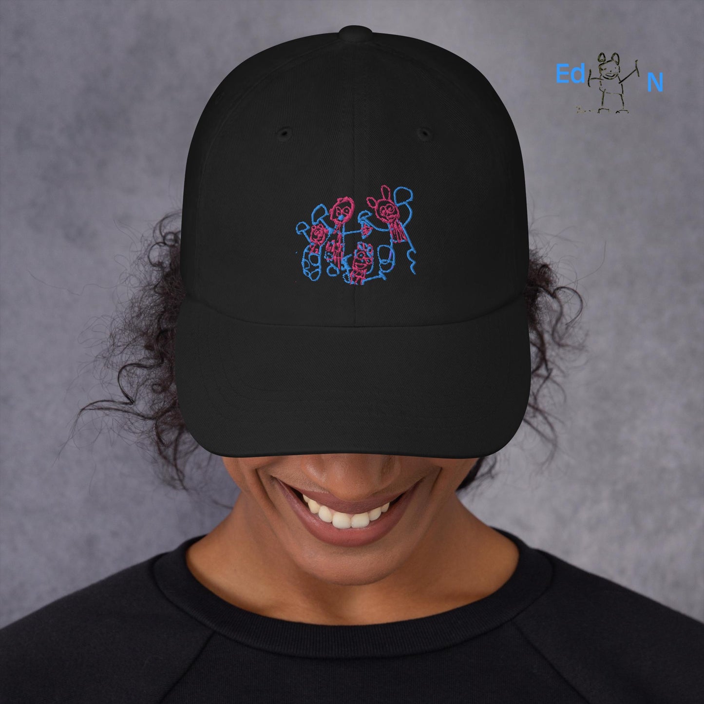 Adult Family Portrait Hat by Artist EdN