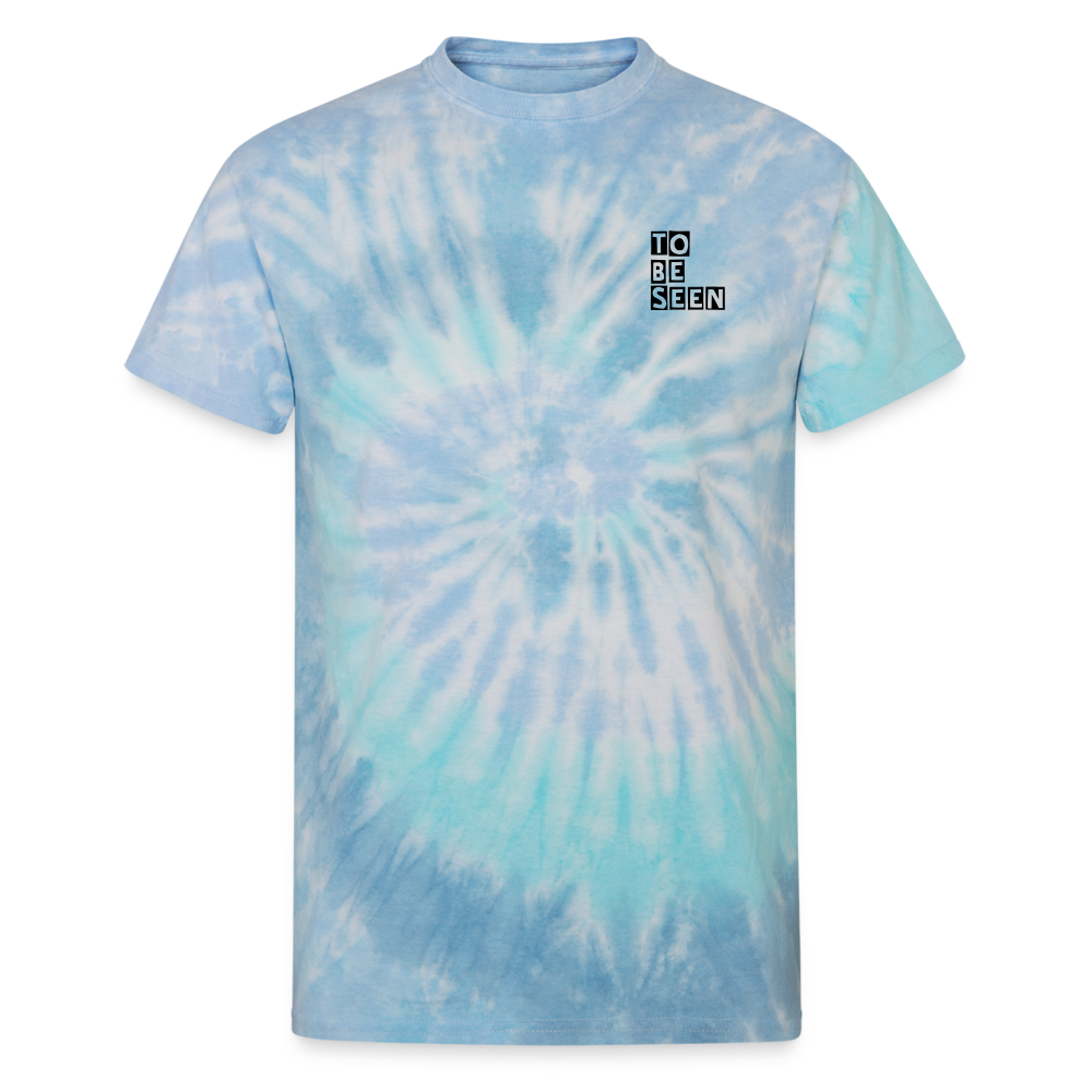 Unisex Tie Dye T-Shirt “to be seen" - blue lagoon