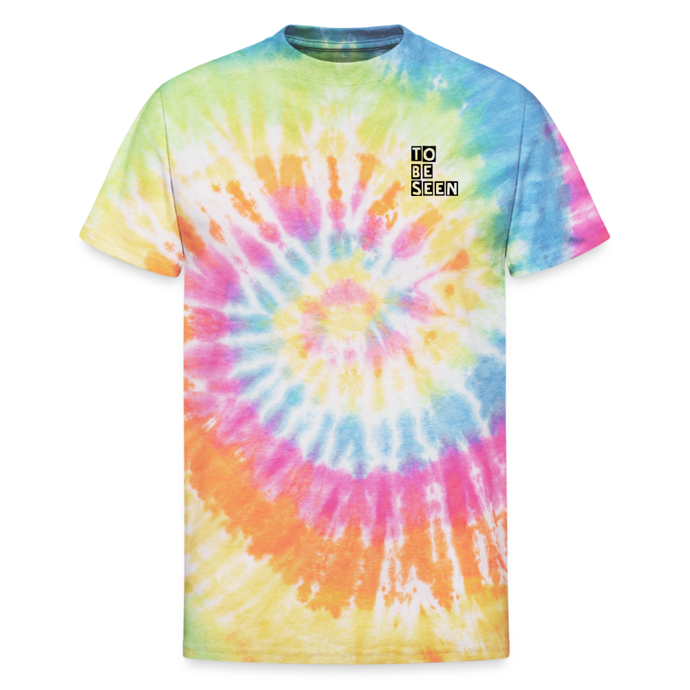 Unisex Tie Dye T-Shirt “to be seen" - rainbow