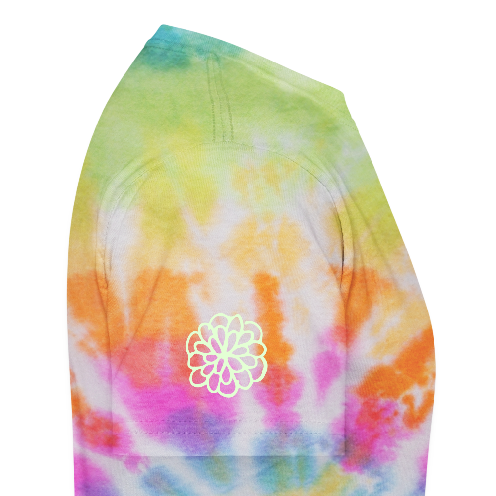 Unisex Tie Dye T-Shirt “to be seen" - rainbow