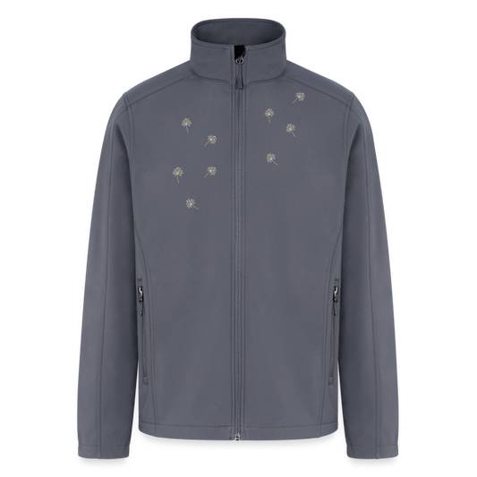 Men’s Soft Shell Jacket “dandelion" - gray