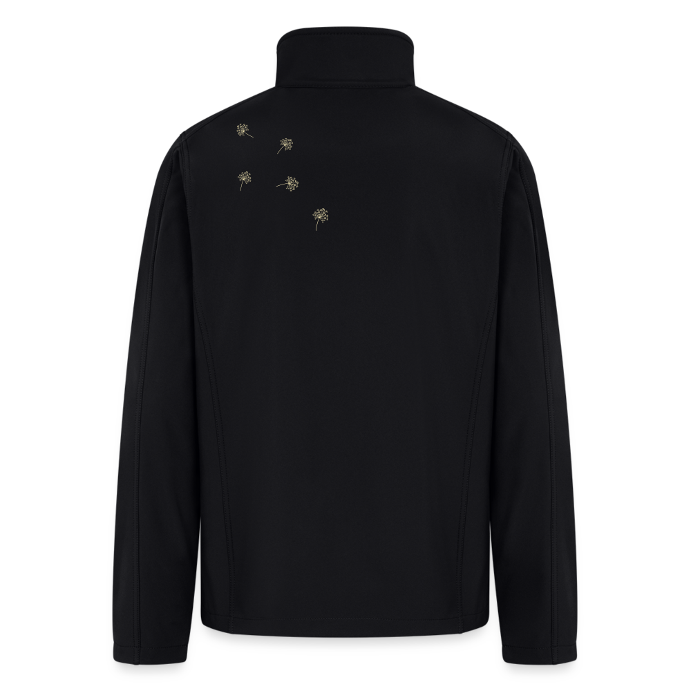 Men’s Soft Shell Jacket “dandelion" - black