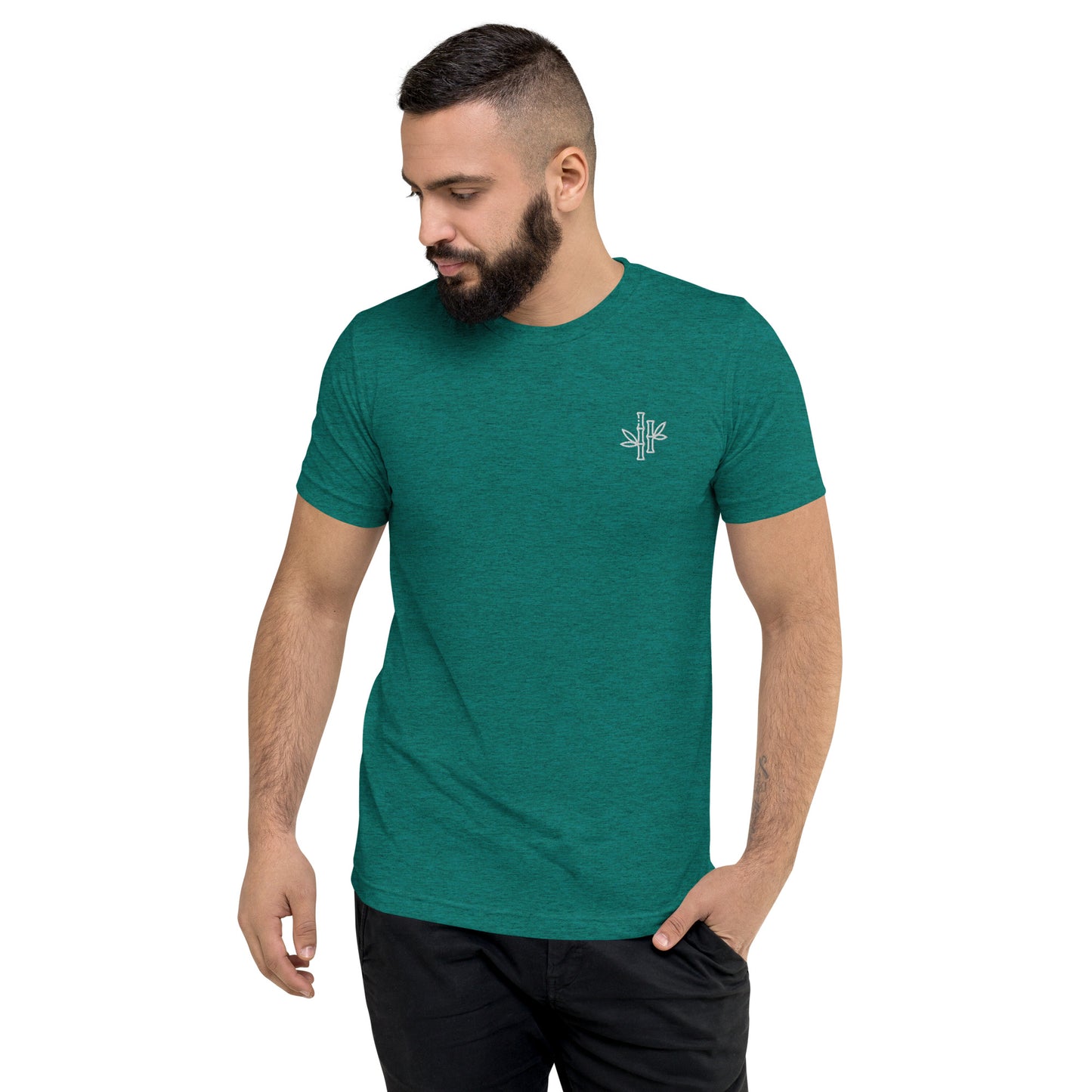 “Little Bamboo” Unisex fitted sleeve t-shirt