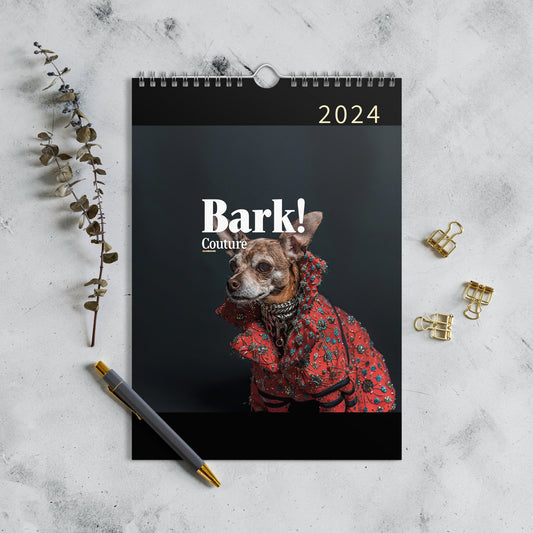 Bark! Couture Wall calendar (2024)