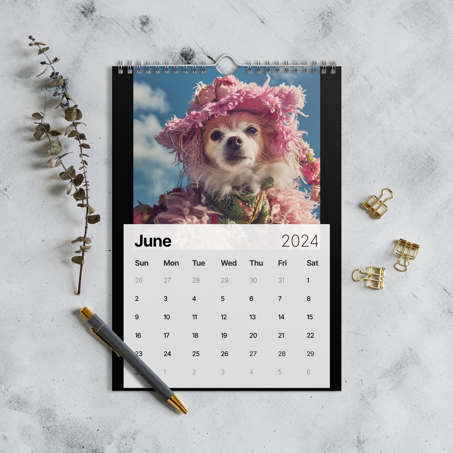 Bark! Couture Wall calendar (2024)