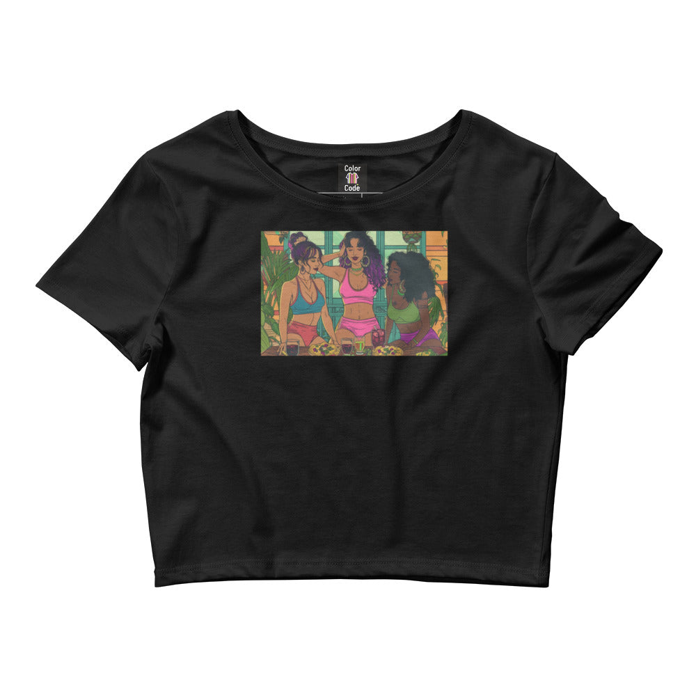 Women’s Nacho Average Yogi Crop Tee