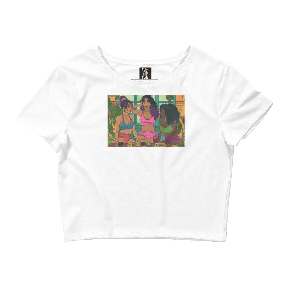 Women’s Nacho Average Yogi Crop Tee